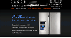 Desktop Screenshot of dacorrepairs.com